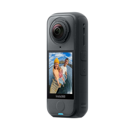 Insta360 X4 Air - Lightweight 165g 8K 360 Camera, Invisible Selfie Stick Effect, Replaceable Lenses, Shoot First & Frame Later, Built-in Wind Guard, FlowState Stabilization, AI-Powered App