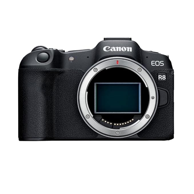 Open Box Canon EOS R8 Smartchoice Full-Frame 24.2 MP Mirrorless Camera Body | 4K Full HD Video Recording | (Black)