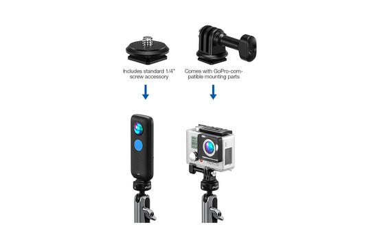 Leofoto LAC-05 Action Camera with 3 Suction Cup Mount