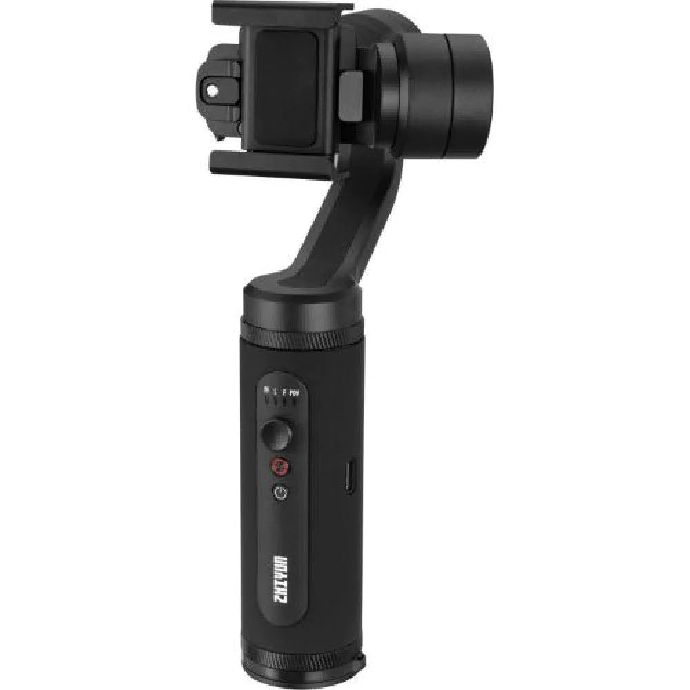 Zhiyun-Tech Smooth Q2 3-Axis Handheld Gimbal (with 2 Years ZHIYUN India Official Warranty) for Smartphone, Small Pocket Size 260g Max. Payload 360 Degree Rotation iOS & Android Supported, Black