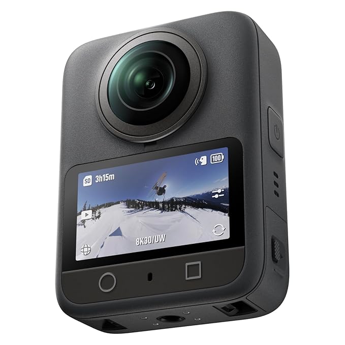 DJI Osmo 360 Standard Combo, 360 Camera With 1-Inch 360° Imaging, Native 8K 360° Video, 4K/120fps & 170° Boost Video, 120MP 360° Photo, 100-Min 8K Recording, Waterproof, Action Camera for Sports, Vlog