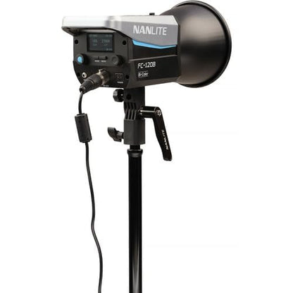 Nanlite FC-120B Bi-Color LED Spotlight | Compact 120W Studio Light with AC/Battery Power, Bowens Mount, App & DMX Control
