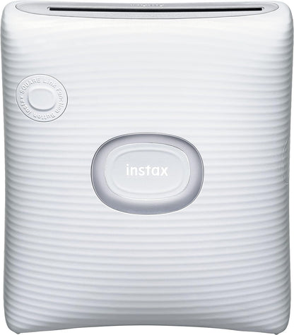 instax Fujifilm Square Link Smartphone Instant Photo Printer - White