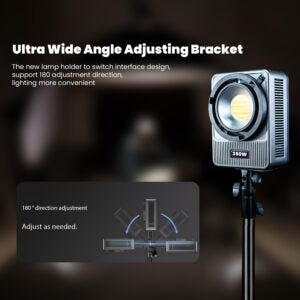 HIFFIN HF-350 PRO Wonder Series 350W COB LED Video Light | 25,800lm Ultra Bright | CRI 95+ | CCT 2700K-6500K | Bowens Mount | App Control | Professional Light for Photography, Videos & Studio Use