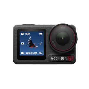 DJI Osmo Action 5 Pro Adventure Combo, Action Camera 4K with 1/1.3″ Sensor, 12h Extended Battery Life with 3 Batteries, Stabilization, Dual OLED Touchscreens, Mini Action Camera for Travel, Vlog