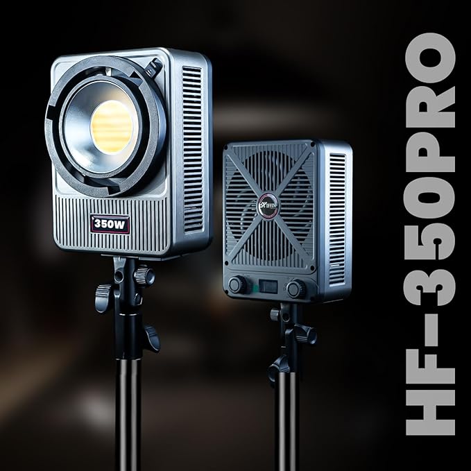 HIFFIN HF-350PRO Wonder Series 350W LED Video Light | 25,800lm Ultra Bright | CRI 95+ | CCT 2700K-6500K | Bowens Mount | App Control | Professional Light for Photography, Videos & Studio Use