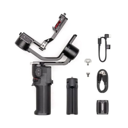 DJI RS3 Mini, 3-Axis Mirrorless Gimbal Lightweight Stabilizers for Canon/Sony/Panasonic/Nikon/Fujifilm, 2 Kg (4.4 Lbs) Tested Payload, Bluetooth Sutter Control, Native Vertical Shooting
