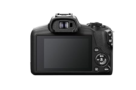 Open Box Canon EOS R100 24.1 MP Mirrorless Camera (Black) with RF-S18-45mm f/4.5-6.3 is STM Optical Zoom Lens | 4k Video