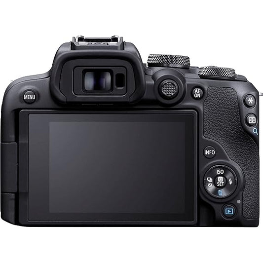 Open Box Canon EOS R10 24.2MP RF-S18-150 F/3.5-6.3 IS STM Mirrorless Camera (APS-C Sendor, 4K UHD Video) for Wedding & Content Creators - Black