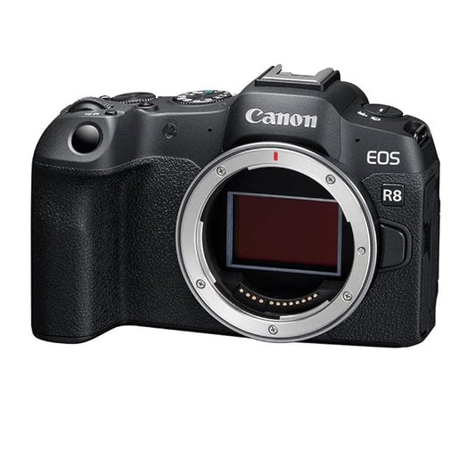 Open Box Canon EOS R8 Smartchoice Full-Frame 24.2 MP Mirrorless Camera Body | 4K Full HD Video Recording | (Black)