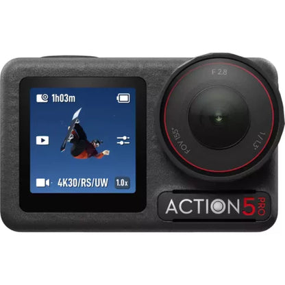 DJI Osmo Action 5 Pro Adventure Combo, Action Camera 4K with 1/1.3" Sensor, 12h Extended Battery Life with 3 Batteries, Stabilization, Dual OLED Touchscreens, Mini Action Camera for Travel, Vlog