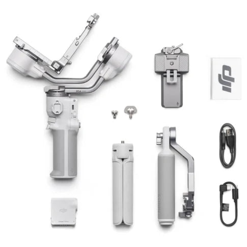 DJI RS 4 Mini Combo, Gimbal Stabilizer for Cameras Canon/Sony/Panasonic/Nikon/Fujifilm, Auto Axis Locks, 2kg/4.4lbs Payload, Intelligent Tracking, Camera Gimbal, Camera Stabilizer, Native Vertical Shooting