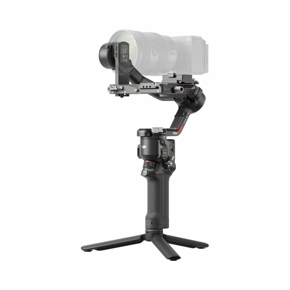 DJI RS 4 Combo, 3-Axis Gimbal Stabilizer for DSLR and Mirrorless Cameras Canon/Sony/Panasonic/Nikon/Fujifilm, Native Vertical Shooting, 2-Mode Switch Joystick, Teflon Axis Arms