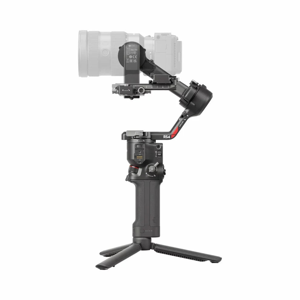 DJI RS 4 Combo, 3-Axis Gimbal Stabilizer for DSLR and Mirrorless Cameras Canon/Sony/Panasonic/Nikon/Fujifilm, Native Vertical Shooting, 2-Mode Switch Joystick, Teflon Axis Arms
