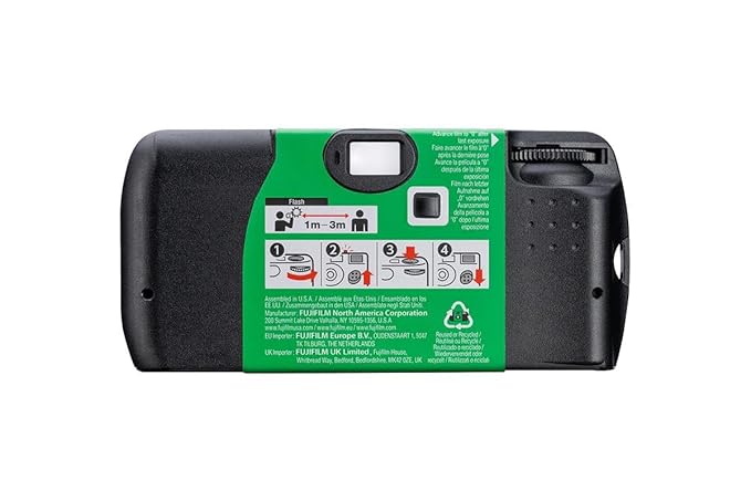Fujifilm Quicksnap Flash One-Time-Use Disposable Camera (27 Exposures)