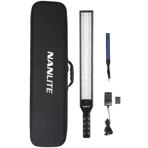 Nanlite MixWand 18II RGBWW Wand Light with Barn Door