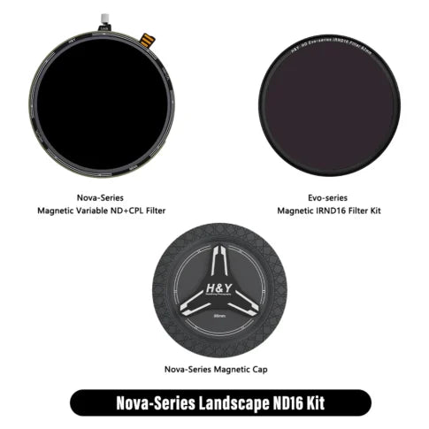 H&Y 82mm HD Nova-Series VND + CPL Filter With Magnetic Cap