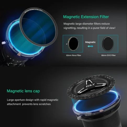 H&Y 82mm HD Nova-Series VND + CPL Filter With Magnetic Cap