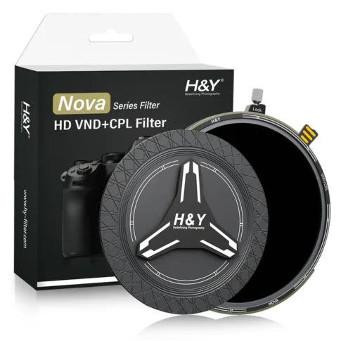 H&Y 82mm HD Nova-Series VND + CPL Filter With Magnetic Cap