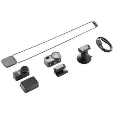 DJI Osmo Nano Standard Combo - 4K/60fps Small Mini Cam with 1/1.3 Inch Sensor, 143° Wide Angle Video, 200 min Battery, Can Be Attached Anywhere, Waterproof POV Camera for Sports, Vlog, Bicycle (64 GB)