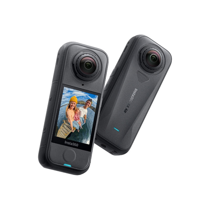 Insta360 X4 Air - Lightweight 165g 8K 360 Camera, Invisible Selfie Stick Effect, Replaceable Lenses, Shoot First & Frame Later, Built-in Wind Guard, FlowState Stabilization, AI-Powered App