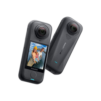 Insta360 X4 Air - Lightweight 165g 8K 360 Camera, Invisible Selfie Stick Effect, Replaceable Lenses, Shoot First & Frame Later, Built-in Wind Guard, FlowState Stabilization, AI-Powered App