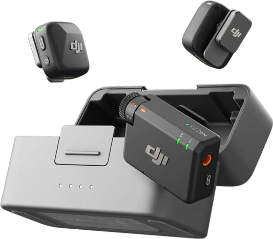 DJI Mic Mini (2 TX Microphone + 1 RX Receiver + 1 Charging Case) BR - DJI126