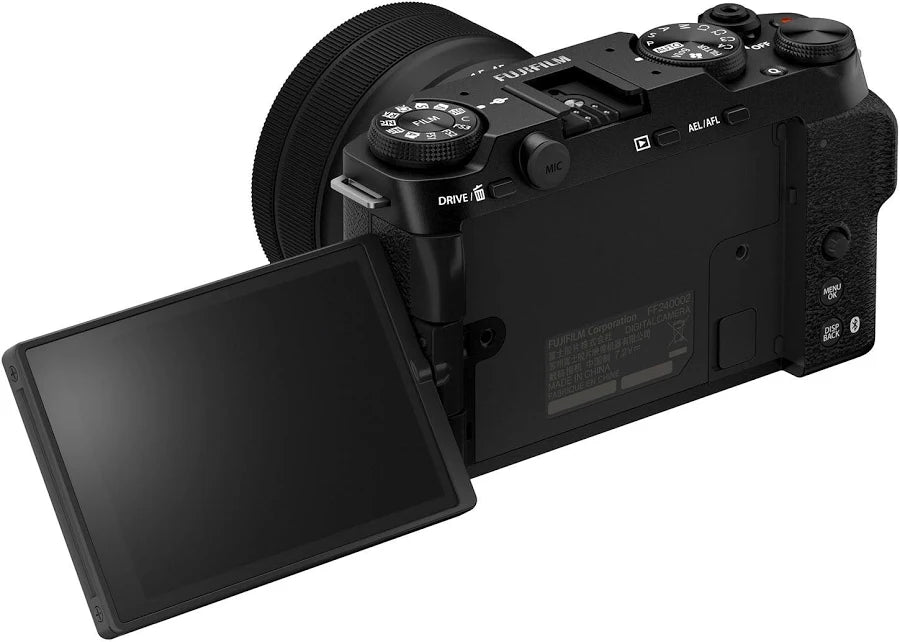 Fujifilm X-M5 26.1MP APS-C X-Trans CMOS 4 with 15-45 f/3.5-5.6 Lens|Retro Style mirrorless Compact Travel Camera|6.2k vlogging|High Speed Recording FHD 240fps|Advance AF for Street/Lifestyle