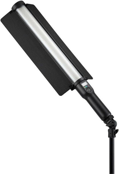 GODOX LC500R RGB LED Light Stick Camera & Photo Accessories Lighting,2500K-8500K Full Color, 14 Lighting Effects, with Barndoor & Carry Bag (Remote Not Included), Black