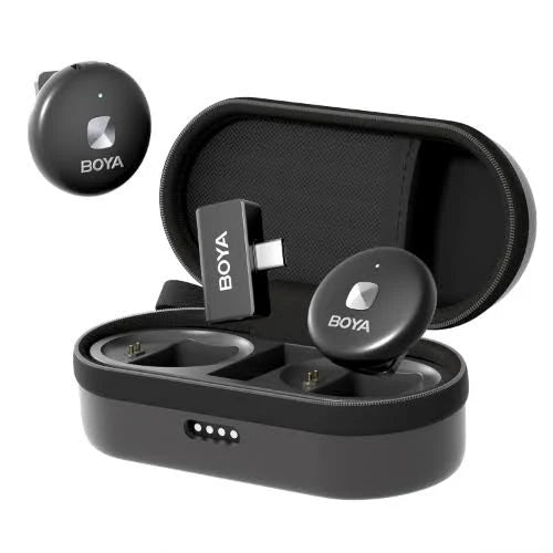 BOYA Omic-U Wireless Type-C Lavalier for Creators - White Microphone