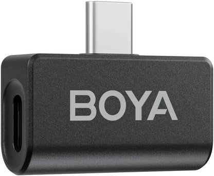 BOYA Omic-U Wireless Type-C Lavalier for Creators - White Microphone