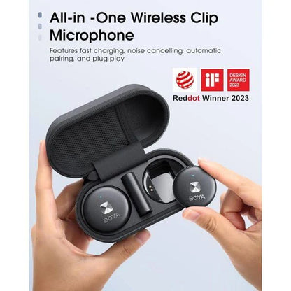 BOYA Omic-U Wireless Type-C Lavalier for Creators - White Microphone