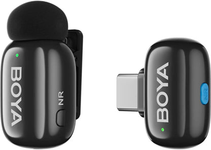 BOYA Mini 2 | Wireless mic for YouTube | Mic for Video Recording | Microphone for vlogging | Smart App Control with Strong Noise Reduction Upto -40dB, 48kHz/24-Bit Studio Sound Quality.