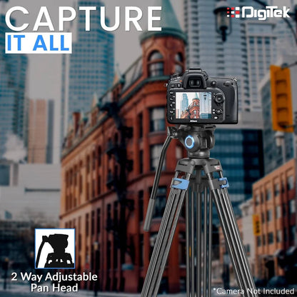 DIGITEK Platinum DPTR 605 VD Tripod (Black, Supports Up to 20000 ...more