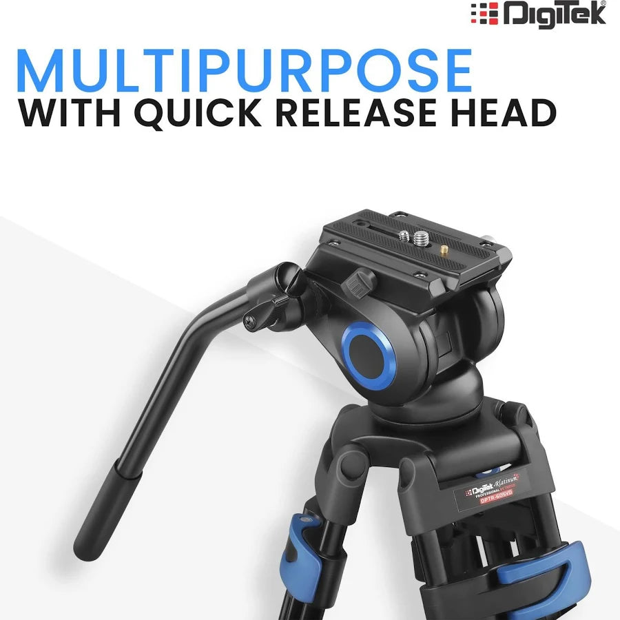 DIGITEK Platinum DPTR 605 VD Tripod (Black, Supports Up to 20000 ...more